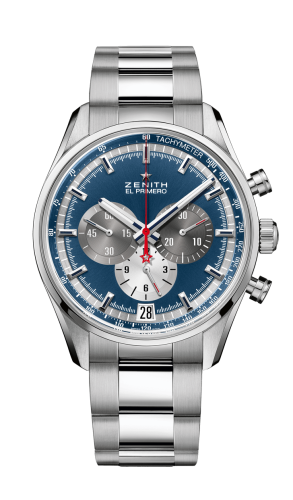 replica Zenith - 03.2040.400/53.M2040 El Primero Chronomaster 42 Stainless Steel / Blue / Bracelet