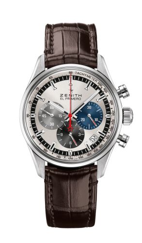 replica Zenith - 03.2040.400/69.C777 El Primero Chronomaster 42 Stainless Steel / Silver / Alligator