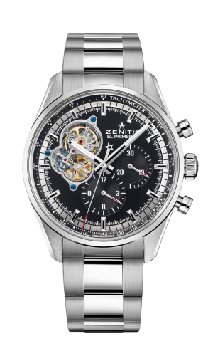 replica Zenith - 03.2040.4061/21.M2040 El Primero Chronomaster Open Stainless Steel / Black / Bracelet