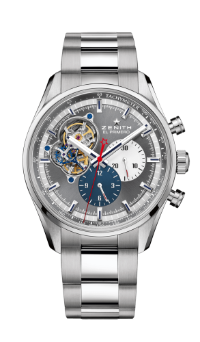 replica Zenith - 03.2040.4061/23.M2040 El Primero Chronomaster Open Stainless Steel / Grey 1969 / Bracelet