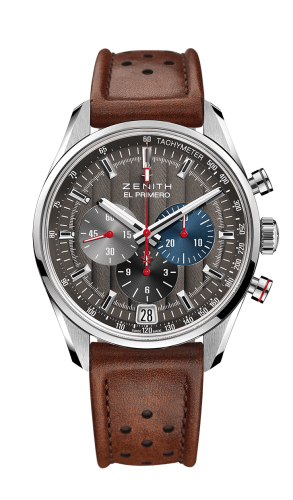 replica Zenith - 03.2046.400/25.C771 El Primero Chronomaster 42 Stainless Steel / Anthracite / Strap / Classic Cars