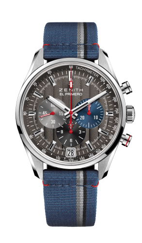 replica Zenith - 03.2046.400/25.C802 El Primero Chronomaster 42 Stainless Steel / Anthracite / Fabric / Classic Cars