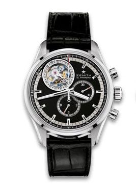 replica Zenith - 03.2050.4035/21.C630 El Primero Tourbillon Stainless Steel / Black