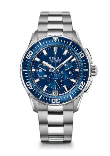 replica Zenith - 03.2067.405/51.M2060 El Primero Stratos Flyback Blue Bracelet