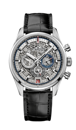 replica Zenith - 03.2081.400/78.C813 El Primero Chronomaster Full Open 42 Stainless Steel / Alligator