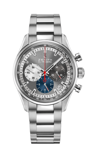 replica Zenith - 03.2150.400/26.M2150 El Primero Chronomaster 38 Stainless Steel / Slate / Bracelet