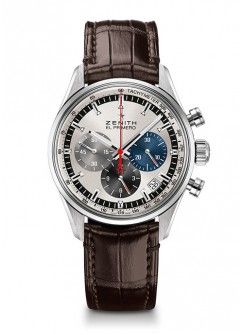 replica Zenith - 03.2150.400/69.C713 El Primero Chronomaster 38 Stainless Steel / Silver / Alligator