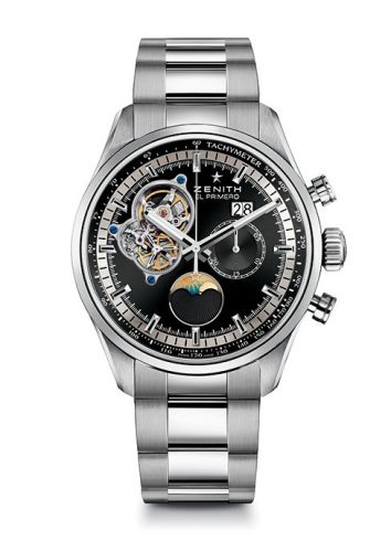 replica Zenith - 03.2160.4047/21.M2160 El Primero Chronomaster Grande Date Black Bracelet