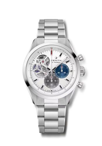 replica Zenith - 03.3300.3604/69.M3300 Chronomaster Open Stainless Steel / Silver / Bracelet