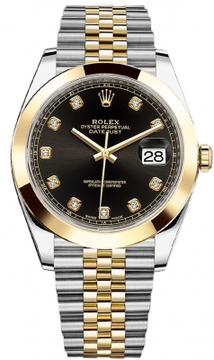 replica Rolex Datejust 41mm Steel and Yellow Gold Mens Watch