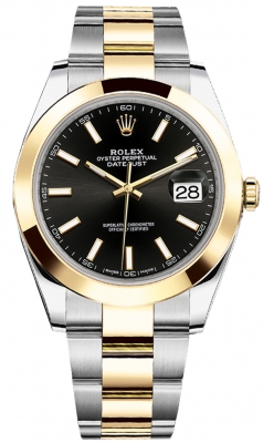 replica Rolex Datejust 41mm Steel and Yellow Gold Mens Watch