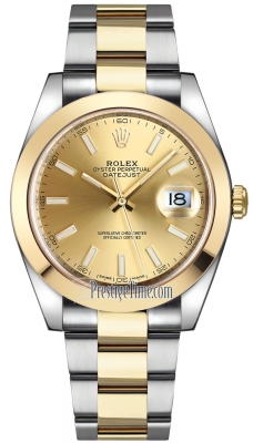 replica Rolex Datejust 41mm Steel and Yellow Gold Mens Watch