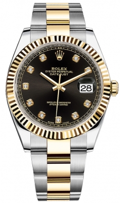 replica Rolex Datejust 41mm Steel and Yellow Gold Mens Watch