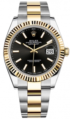 replica Rolex Datejust 41mm Steel and Yellow Gold Mens Watch