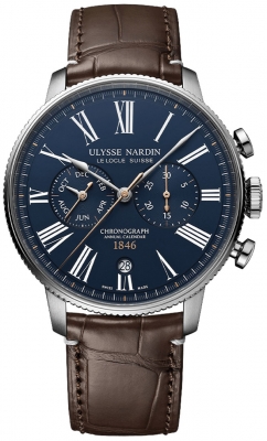 replica Ulysse Nardin Marine Torpilleur Annual Chronograph 44mm Mens Watch 1533-320le-3a-175/1a