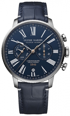 replica Ulysse Nardin Marine Torpilleur Annual Chronograph 44mm Mens Watch 1533-320le-3a-175/1b