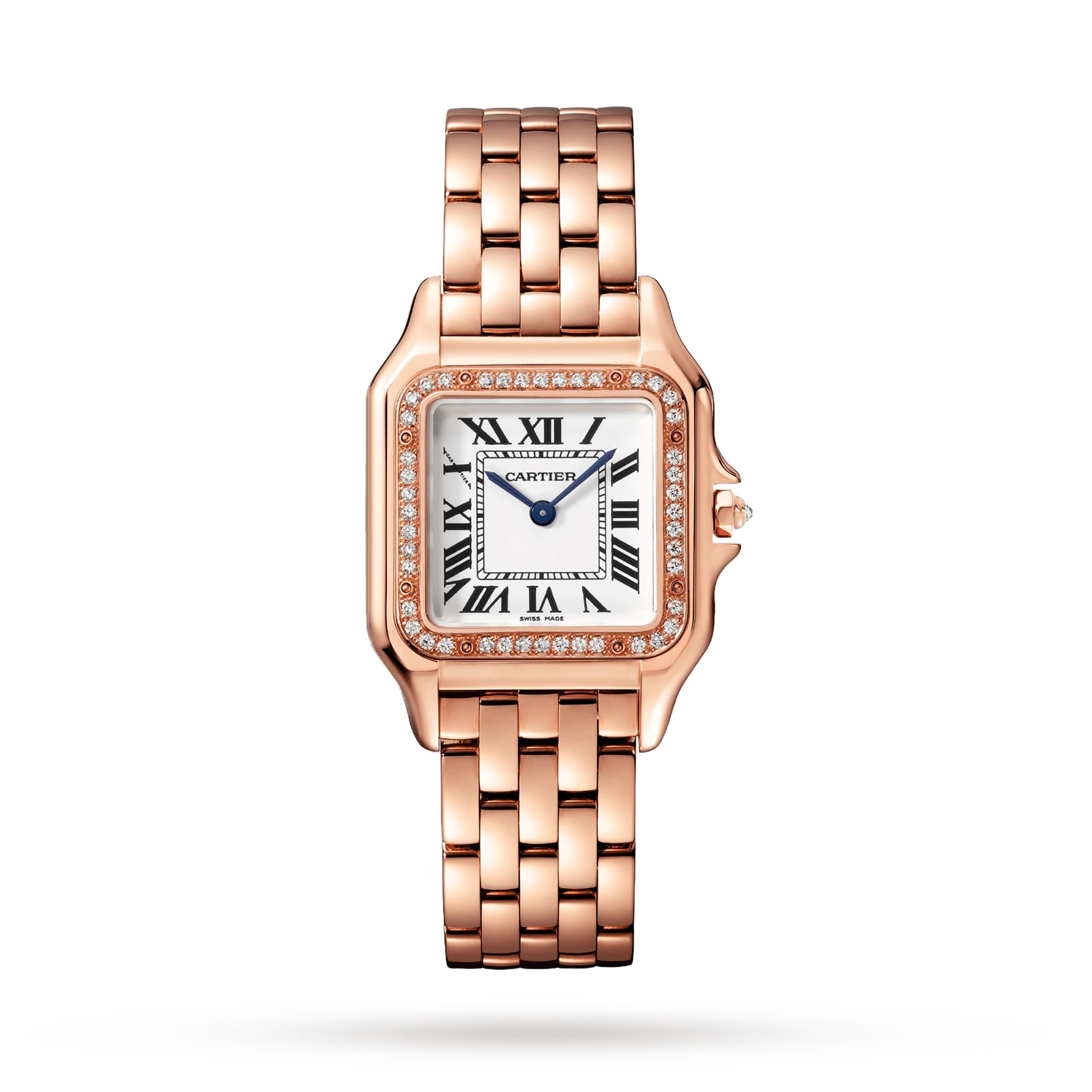 replica Cartier Panthere De Cartier Watch Medium Model Quartz Movement Rose Gold WJPN0009