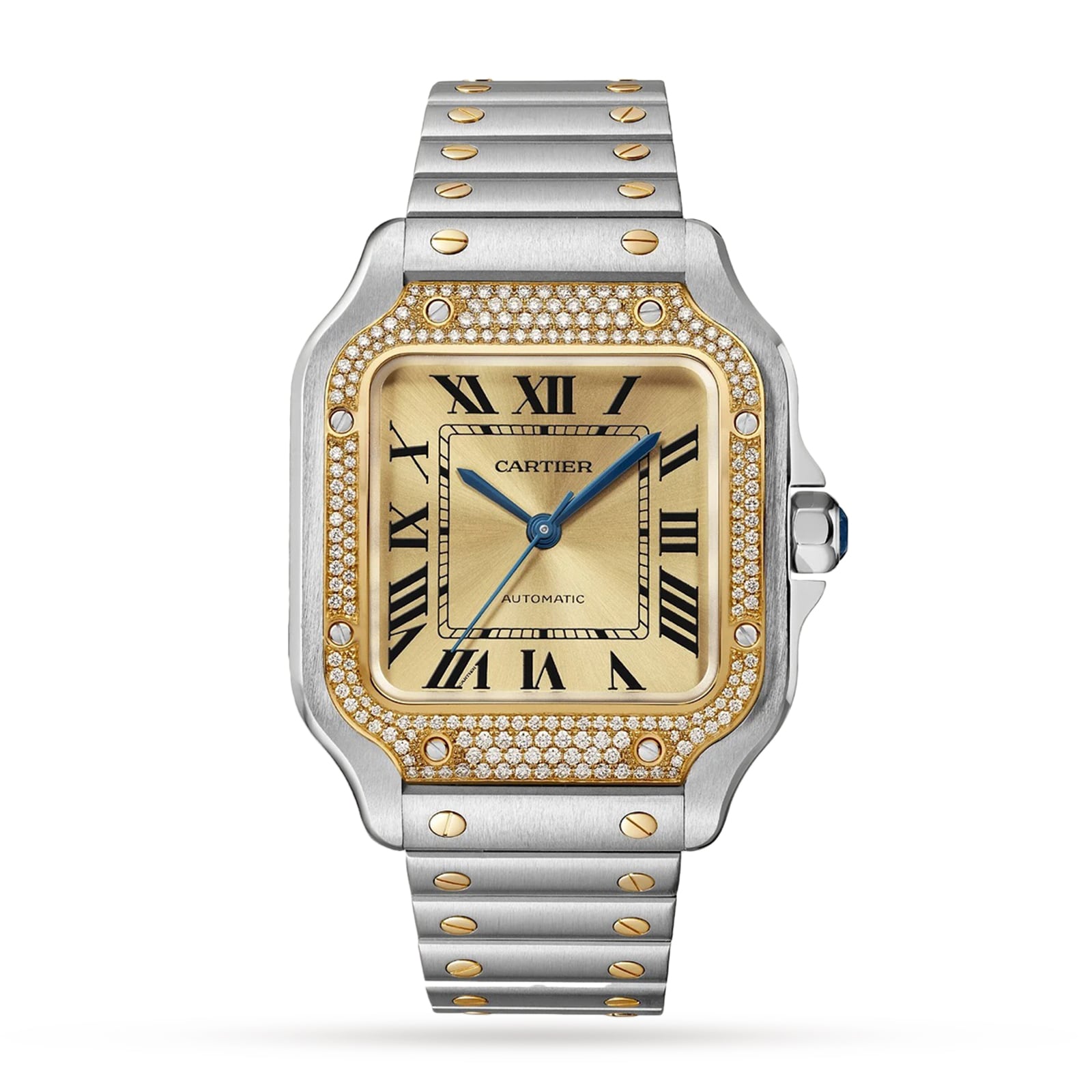 replica Cartier Santos De Cartier Medium Model Mechanical Movement With Automatic Winding W3SA0007