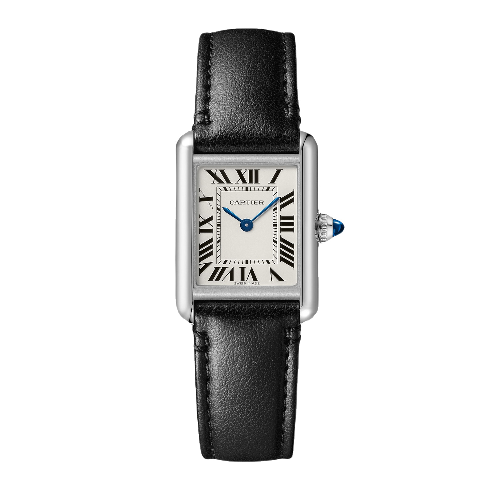 replica Cartier Tank Must Watch Small Model Photovoltaic Solarbeat? Movement Steel Case WSTA0060