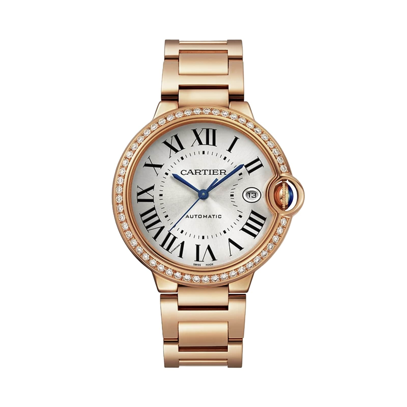 replica Cartier Ballon Bleu De Cartier Watch 40mm Automatic Movement Rose Gold WJBB0057