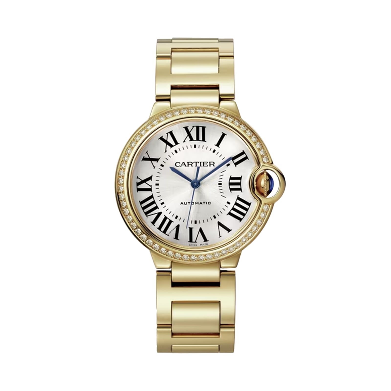 replica Cartier Ballon Bleu De Cartier Watch 36mm Automatic Yellow Gold WJBB0070