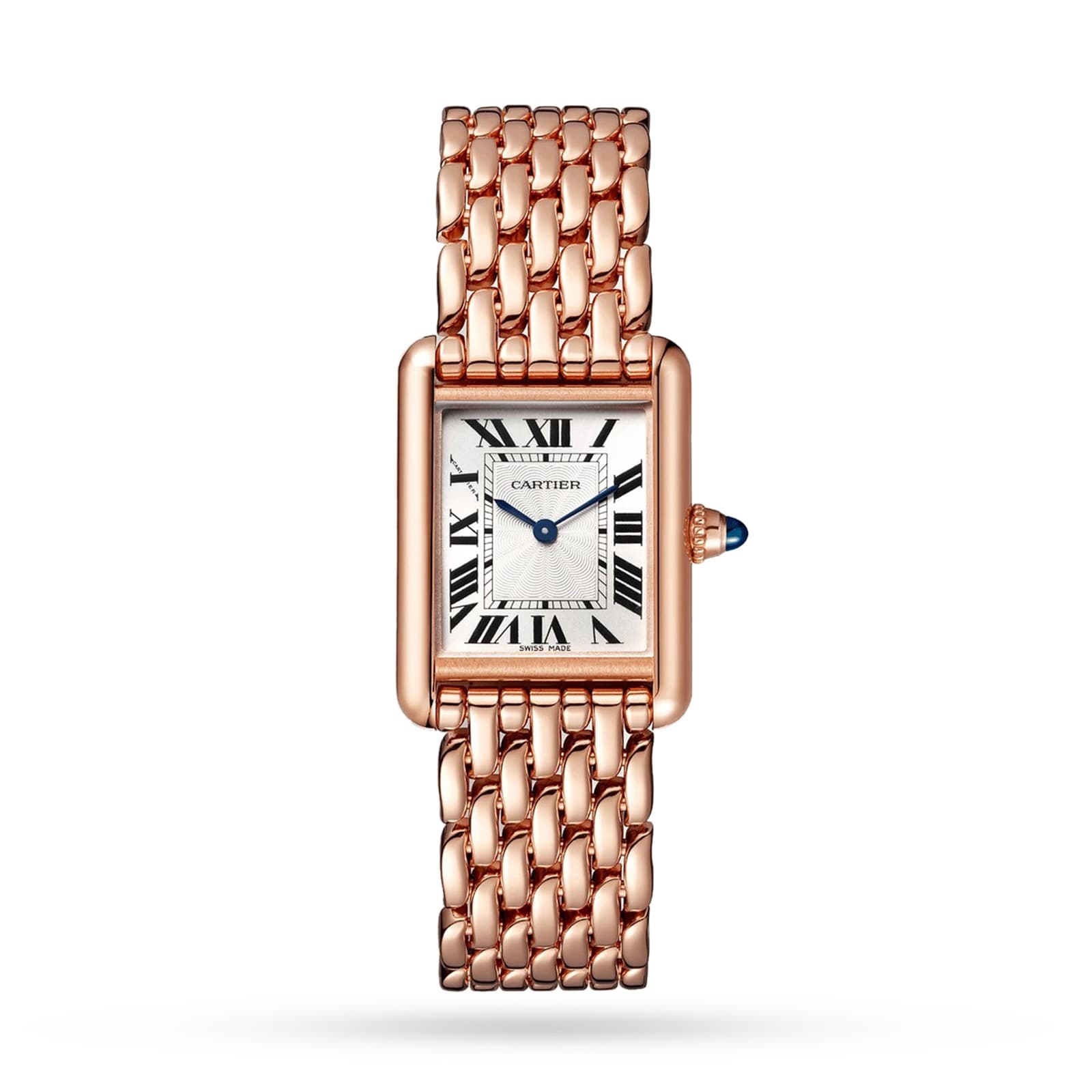 replica Cartier Tank Louis Cartier Watch Small Model Manual Winding Rose Gold WGTA0023