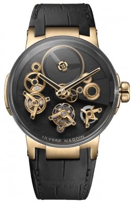 replica Ulysse Nardin Blast Tourbillon Free Wheel 44mm Mens Watch 1766-176