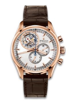 replica Zenith - 18.2050.4035/01.C631 El Primero Tourbillon Rose Gold / Silver