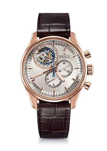 replica Zenith - 18.2050.4035/01.C713 El Primero Tourbillon Rose Gold / Silver