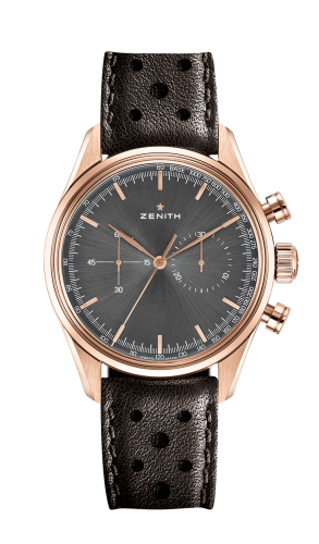 replica Zenith - 18.2150.4069/91.C812 El Primero 146 Rose Gold / Grey / Calf