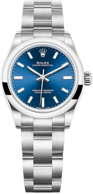 replica Rolex Oyster Perpetual 31mm Ladies Watch 277200 Blue