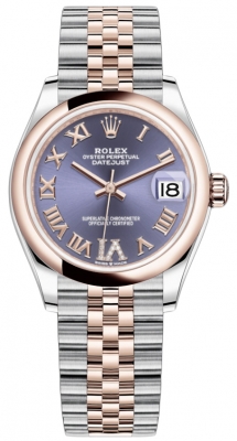 replica Rolex Datejust 31mm Stainless Steel and Rose Gold Ladies Watch