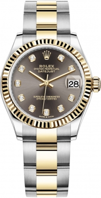 replica Rolex Datejust 31mm Stainless Steel and Yellow Gold Ladies Watch