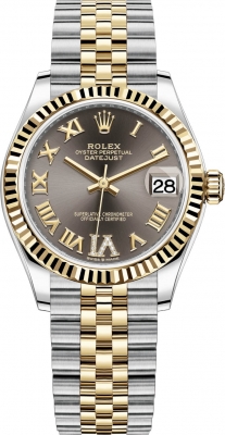 replica Rolex Datejust 31mm Stainless Steel and Yellow Gold Ladies Watch