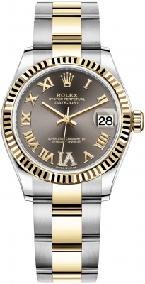 replica Rolex Datejust 31mm Stainless Steel and Yellow Gold Ladies Watch