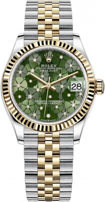 replica Rolex Datejust 31mm Stainless Steel and Yellow Gold Ladies Watch