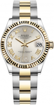 replica Rolex Datejust 31mm Stainless Steel and Yellow Gold Ladies Watch