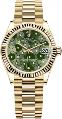 replica Rolex Datejust 31mm Yellow Gold Ladies Watch