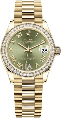 replica Rolex Datejust 31mm Yellow Gold Ladies Watch