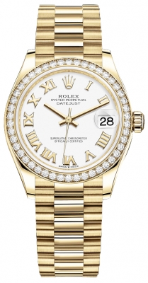 replica Rolex Datejust 31mm Yellow Gold Ladies Watch