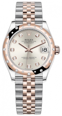 replica Rolex Datejust 31mm Stainless Steel and Rose Gold Ladies Watch