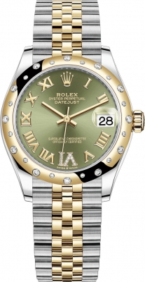 replica Rolex Datejust 31mm Stainless Steel and Yellow Gold Ladies Watch