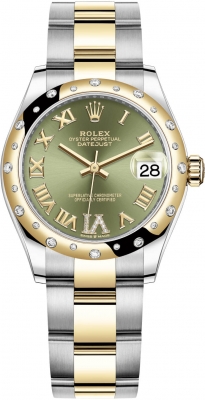 replica Rolex Datejust 31mm Stainless Steel and Yellow Gold Ladies Watch