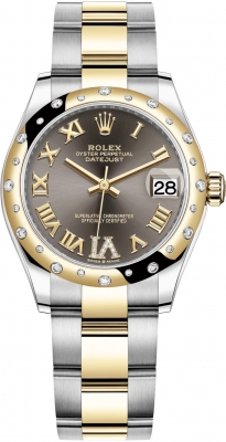 replica Rolex Datejust 31mm Stainless Steel and Yellow Gold Ladies Watch