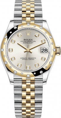 replica Rolex Datejust 31mm Stainless Steel and Yellow Gold Ladies Watch