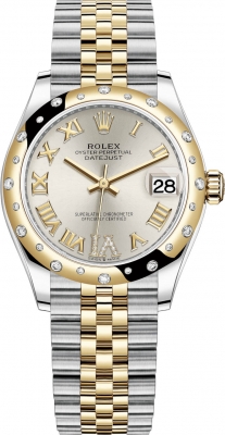 replica Rolex Datejust 31mm Stainless Steel and Yellow Gold Ladies Watch