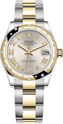 replica Rolex Datejust 31mm Stainless Steel and Yellow Gold Ladies Watch