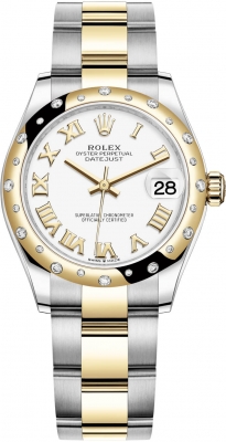 replica Rolex Datejust 31mm Stainless Steel and Yellow Gold Ladies Watch