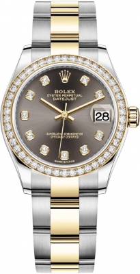 replica Rolex Datejust 31mm Stainless Steel and Yellow Gold Ladies Watch