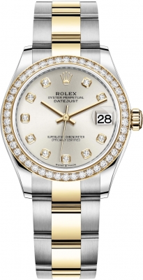 replica Rolex Datejust 31mm Stainless Steel and Yellow Gold Ladies Watch